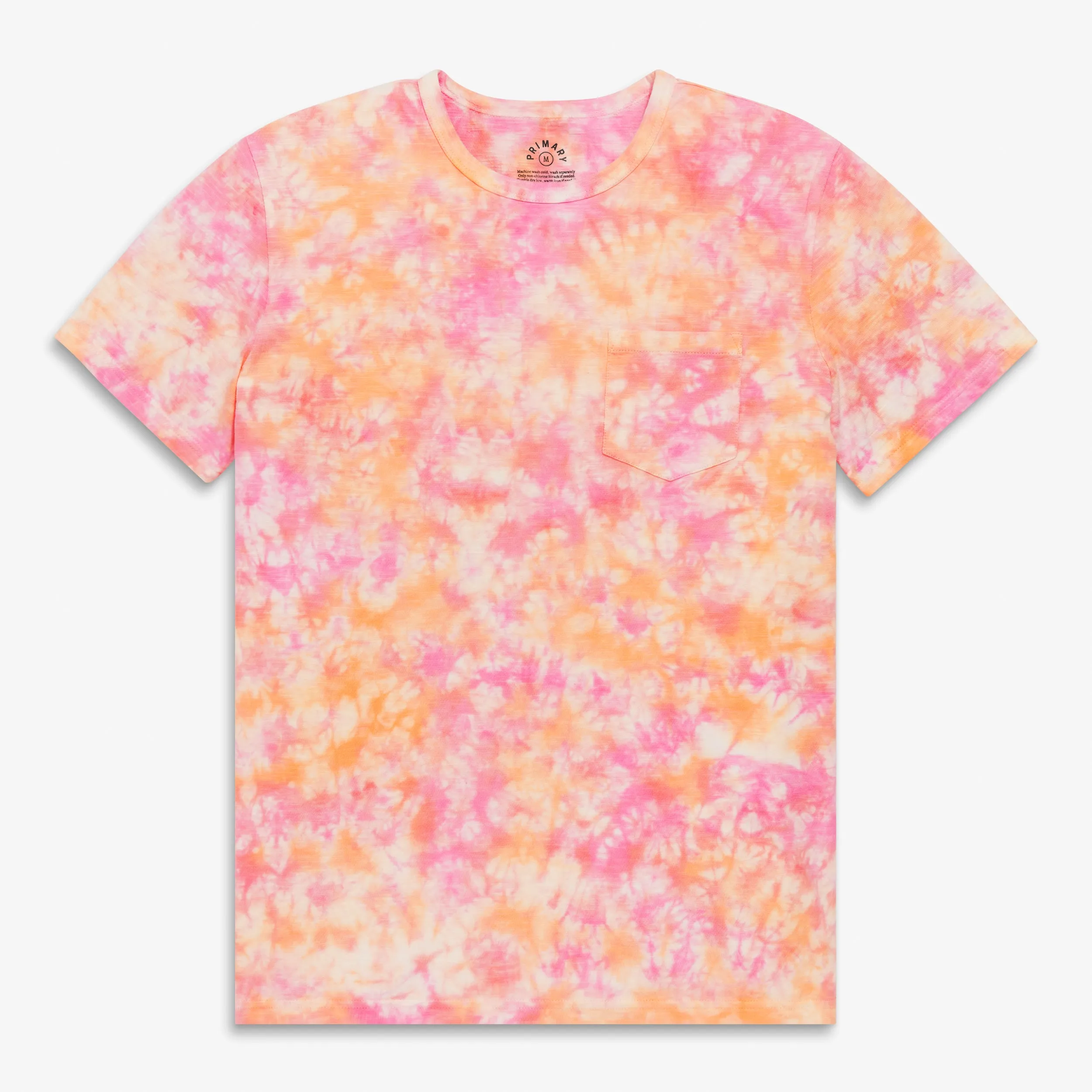 Clearance fit 2 grown-ups tie-dye pocket tee 